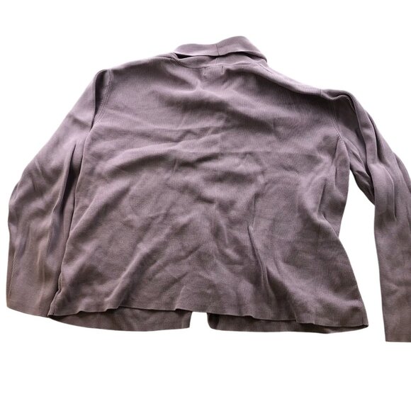 L.L.Bean Womens Cardigan Sweater Size XL Knit Coatigan Button Up Pink Silk Blend - Picture 2 of 8